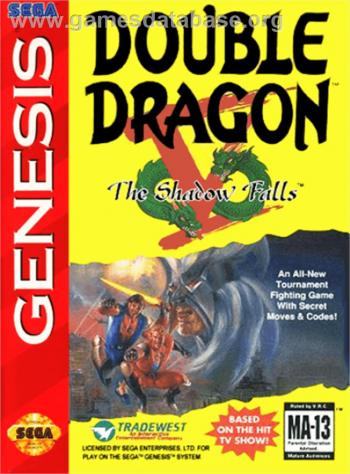 Cover Double Dragon V - The Shadow Falls for Genesis - Mega Drive